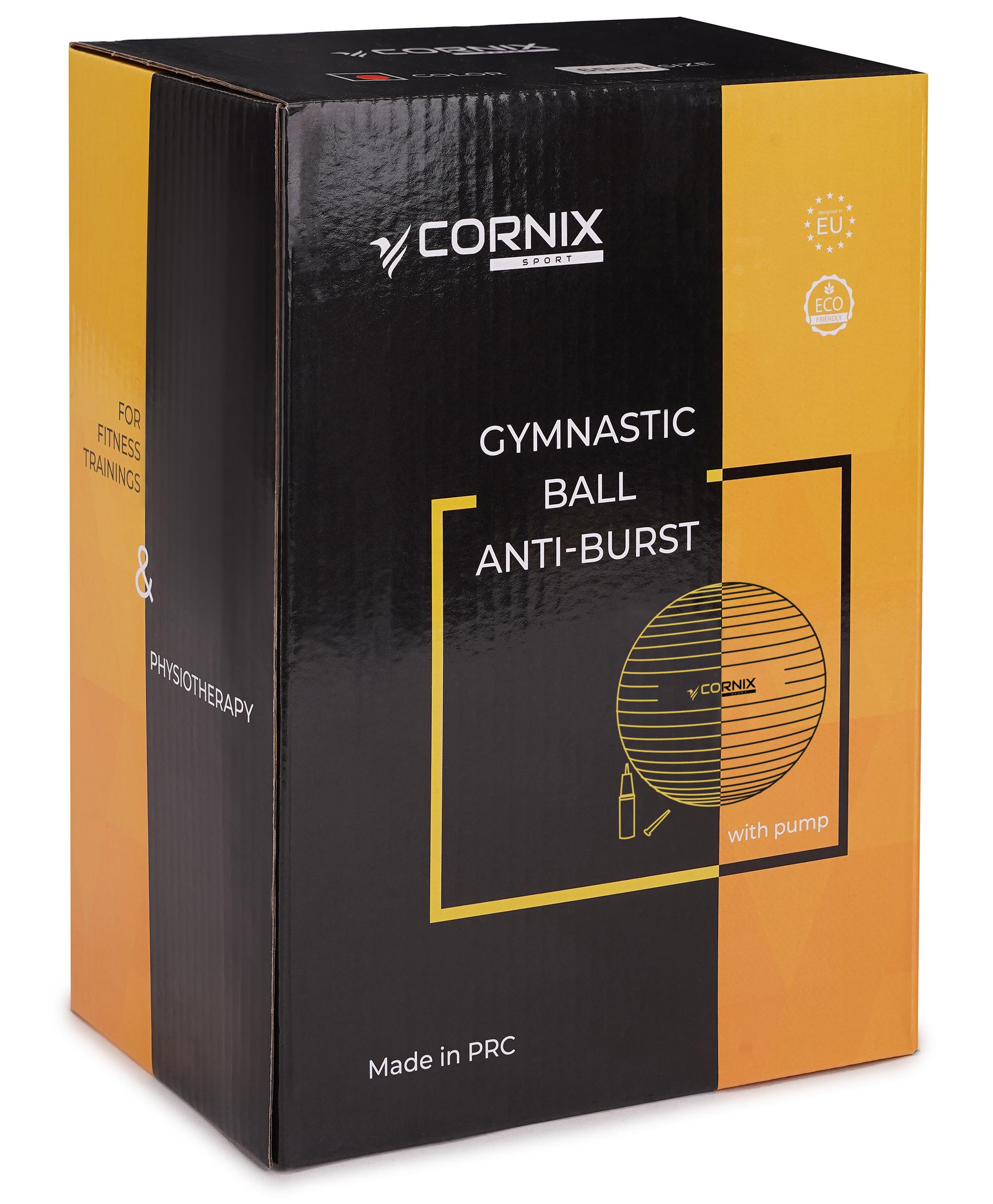 М'яч для фітнесу Cornix Anti-Burst XR-0369 85 см Mint 85 см (5270) - фото 2 М'яч для фітнесу Cornix Anti-Burst XR-0369 85 см Mint 85 см (5270) - фото 2