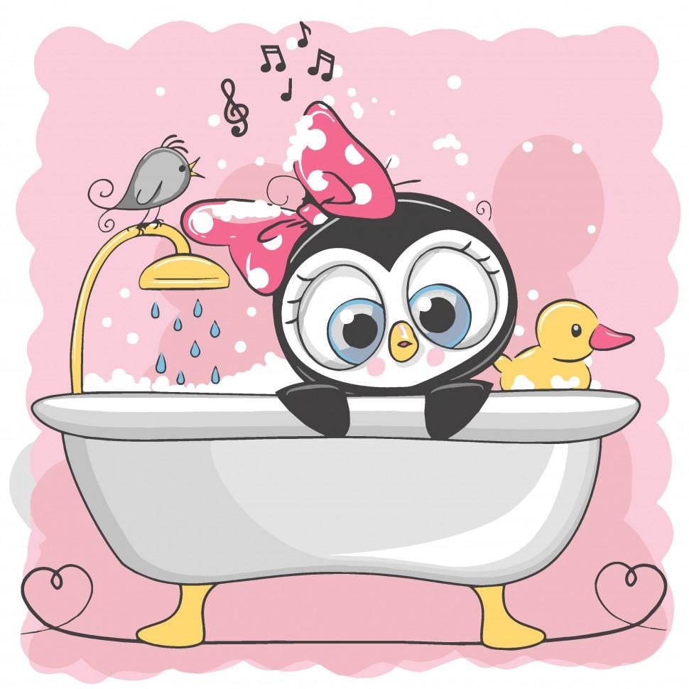 Картина за номерами Art Craft "Пінгвіня 30x30 см (15503-AC)