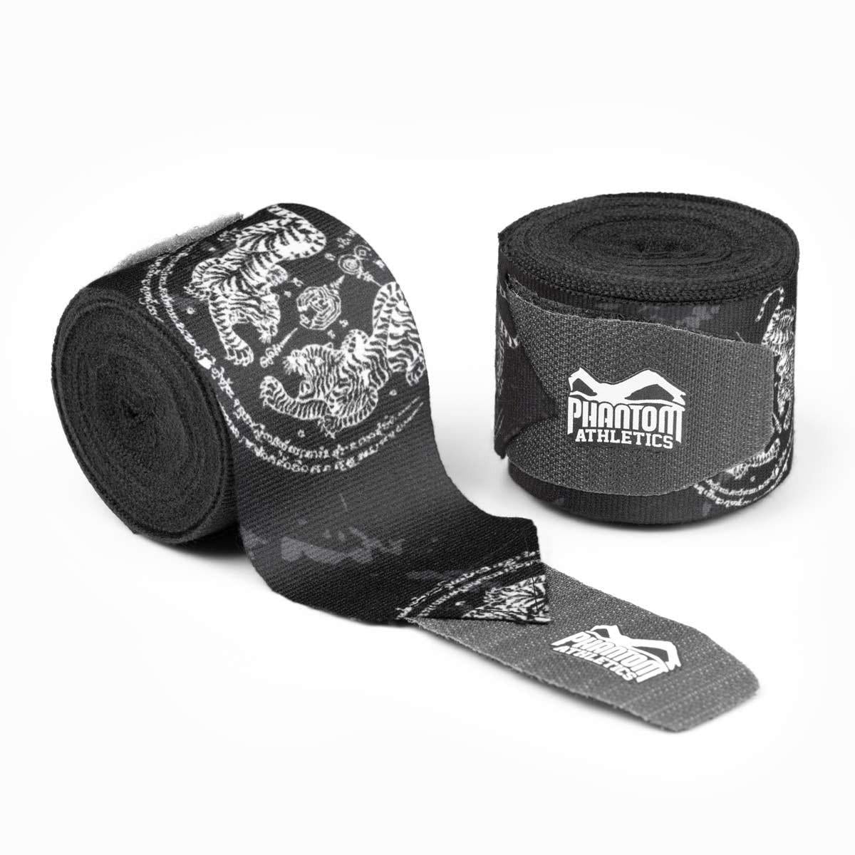 Бинти для боксу Phantom Muay Thai 4 м Black (3070039966)