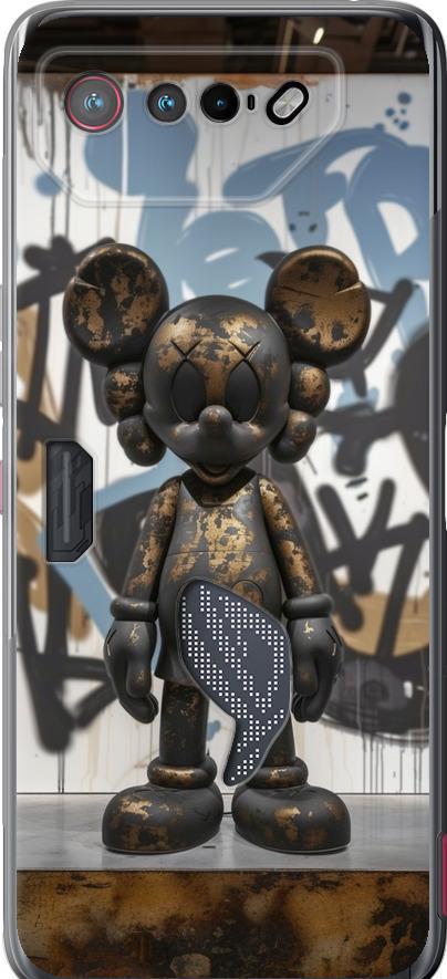 Чехол на Asus Rog Phone 7 Bronze kaws v2 (6098u-3405-42517)