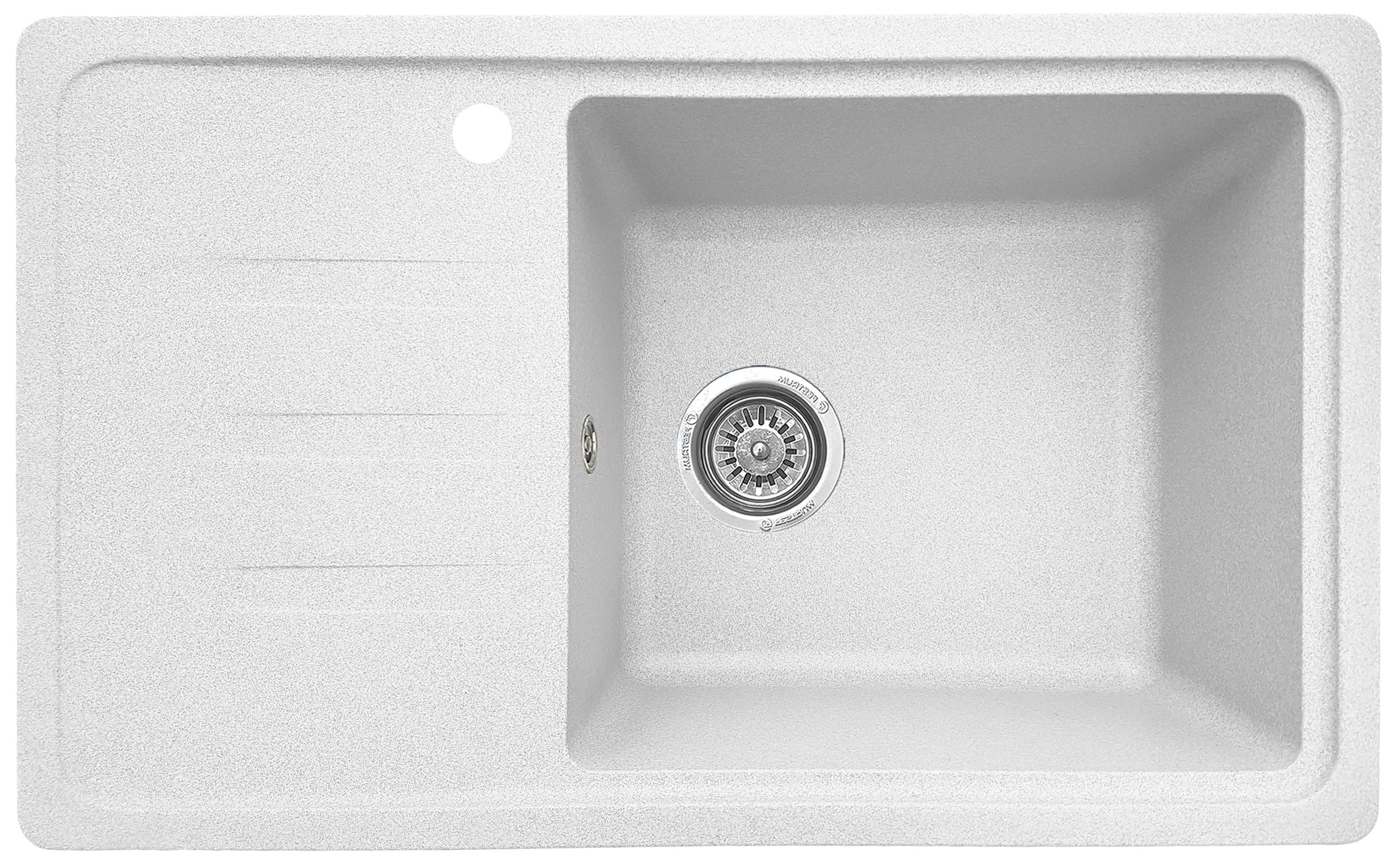 Мойка кухонная Valetti 63L 695х425 мм Белый