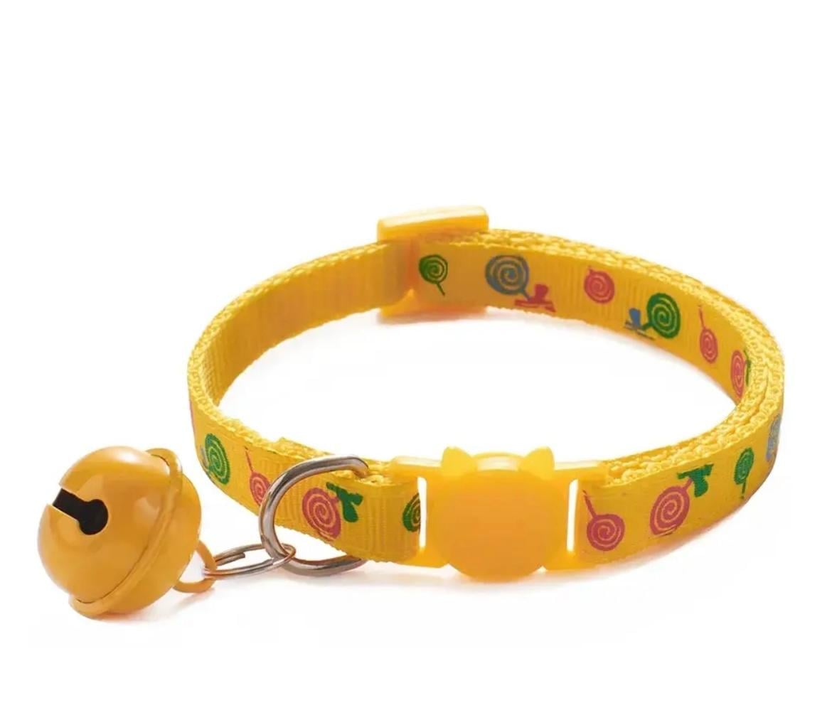 Ошейник для кошек и собак Kitty Kat 19-32 cм Yellow (12567)