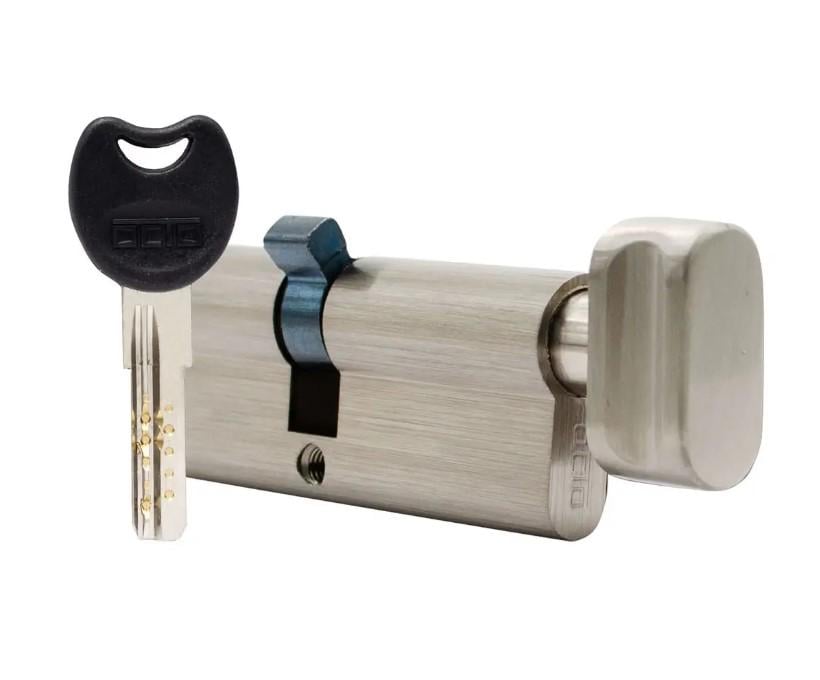 Циліндр дверного замка Profi OCTO 50х50т ключ тумблер профільний (15268)