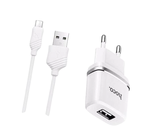 Зарядний пристрій Hoco С11 1USB/Micro USB 1 A (0527)