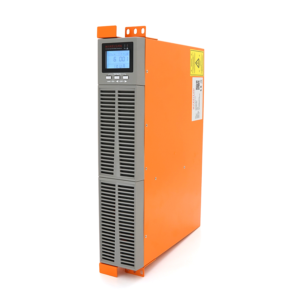 Источник бесперебойного питания Makelsan PowerPack Se-RT-1kVA-LCD ONLINE 1000VA 900 Вт 24 В с синусоидой (29060)