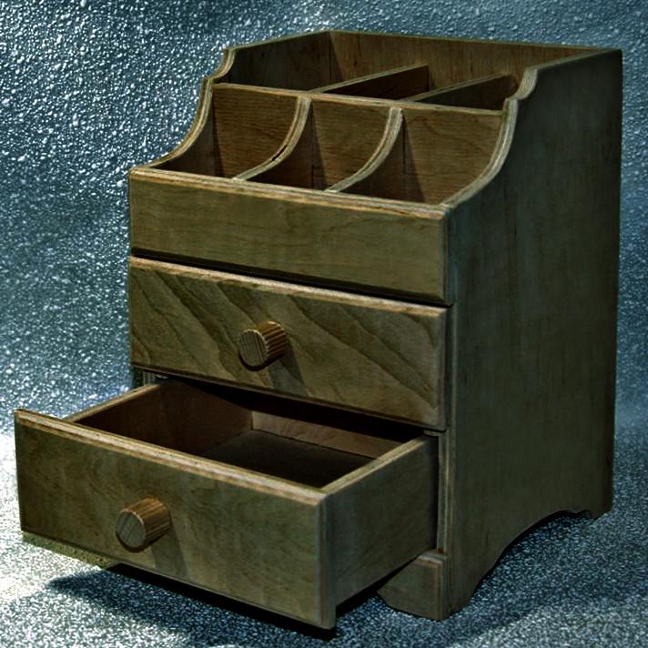 Мини-комод из дерева Бару Мускат (МНК-001407)