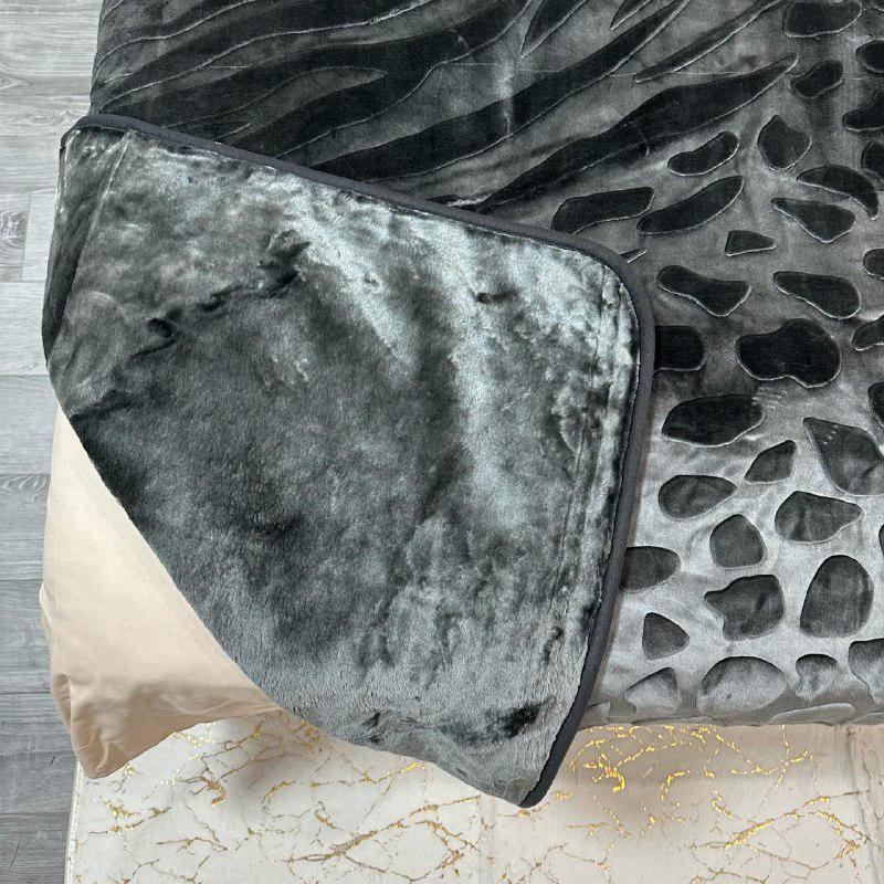 Покривало на ліжко акрилове 200x230 см Графітовий (28857520) - фото 5 Покривало на ліжко акрилове 200x230 см Графітовий (28857520) - фото 5