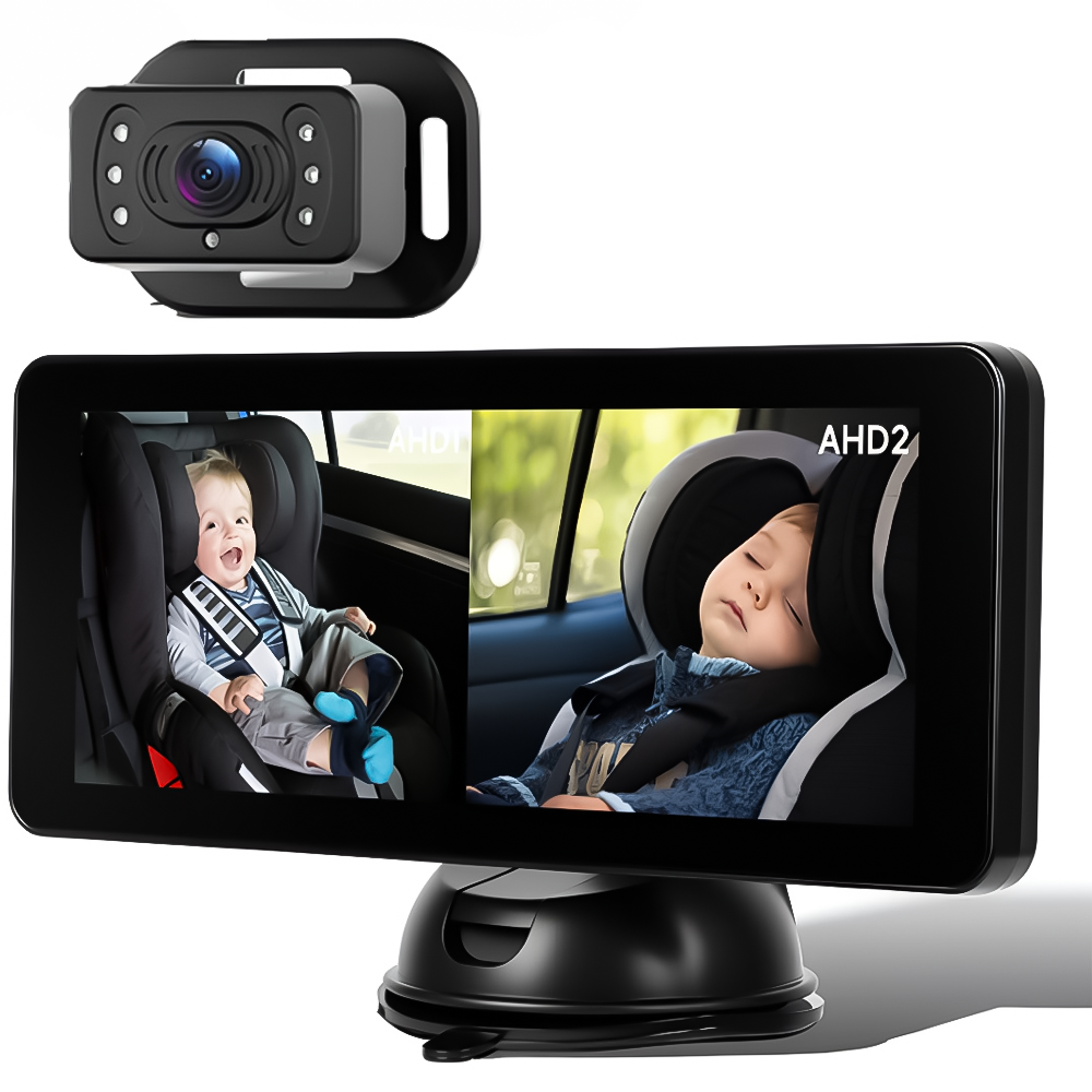 Видеоняня автомобильная Podofo A4214 для контроля ребенка монитор с камерой для малышей в машину