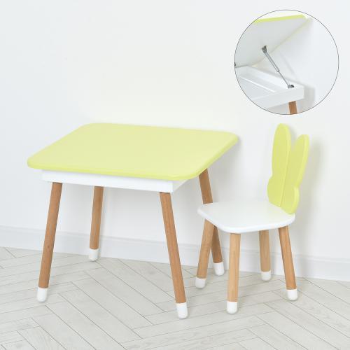 Столик зі стільчиком Метелик ARINWOOD Жовтий (05-025Y-BOX) - фото 2 Столик зі стільчиком Метелик ARINWOOD Жовтий (05-025Y-BOX) - фото 2