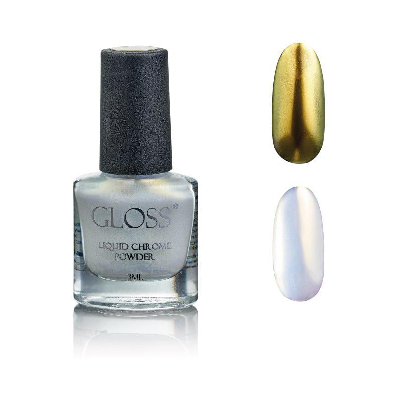 Втирка жидкая Liquid Chrome Powder GLOSS 009 3 мл (459682)