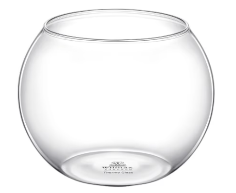 Ваза для квітів скляна Wilmax Thermo 10х8 см Прозорий (bfd34ad7)