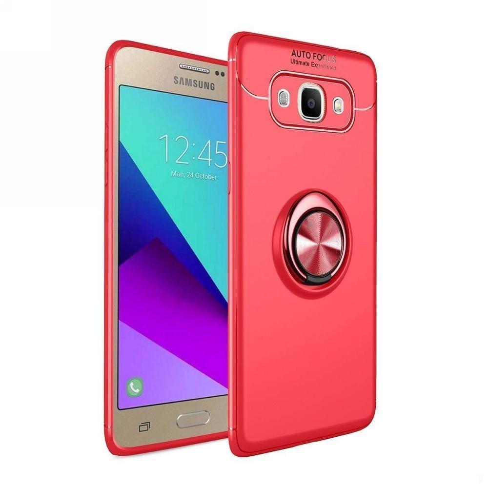 Чехол с кольцом Auto Focus для Samsung Galaxy J7 2016 J710 Red (07387-2D)