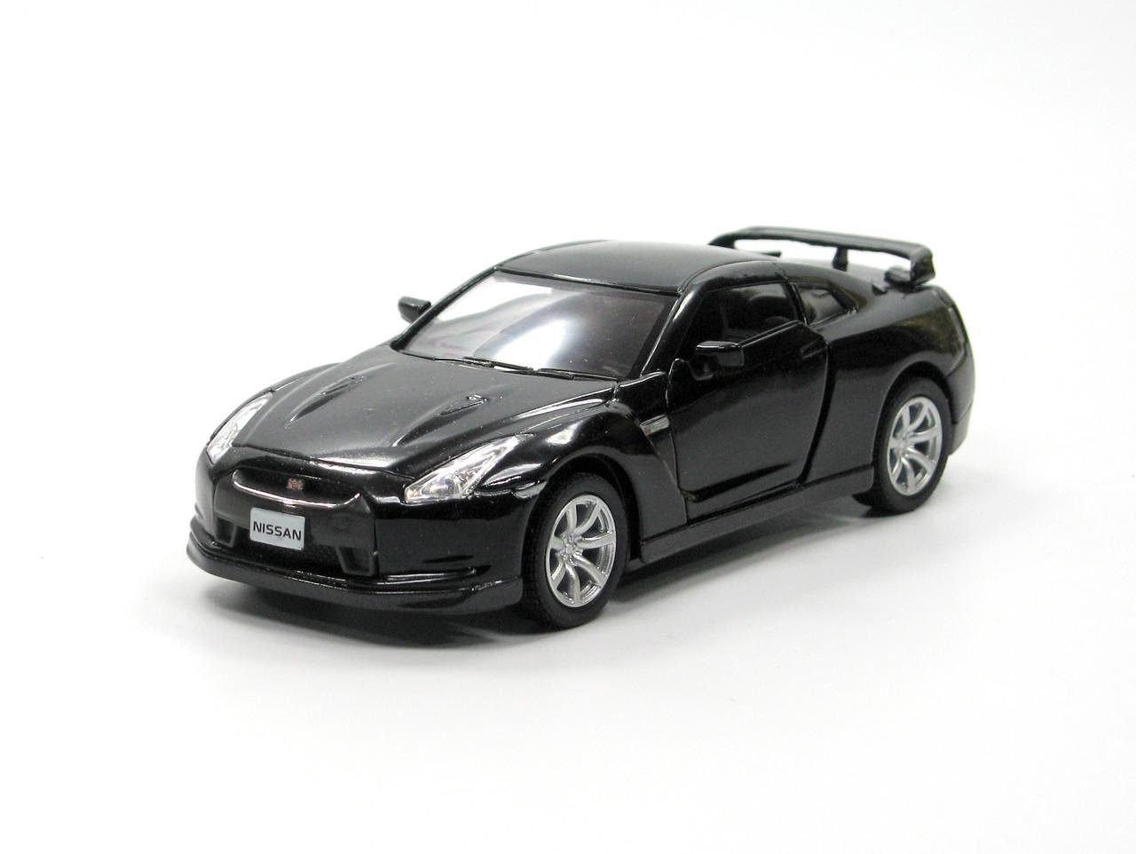 Машина металлическая KT5340W Nissan GT-R R35 2009 (KT5340W Black) - фото 1