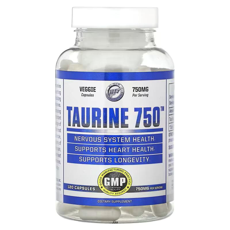 Таурин Hi-Tech Pharma 750 мг 120 кап.