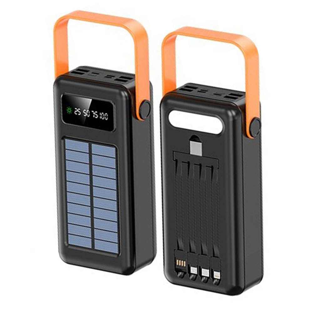 Павербанк YM-636 с солнечной панелью 40000 мАч Черный - фото 3 Павербанк YM-636 с солнечной панелью 40000 мАч Черный - фото 3