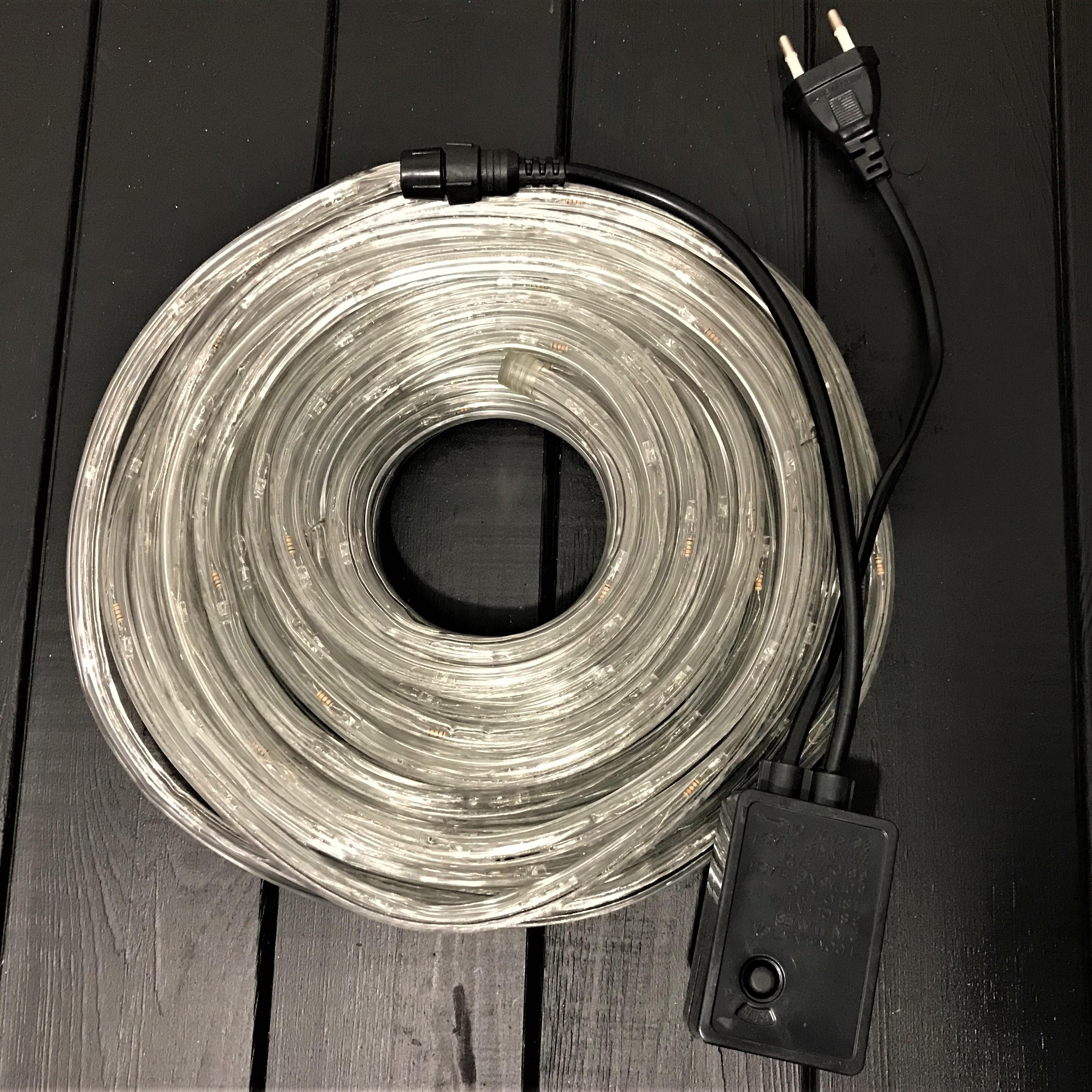 Гирлянда Дюралайт LED 20 м с контролером 220V Холодный Белый - фото 3