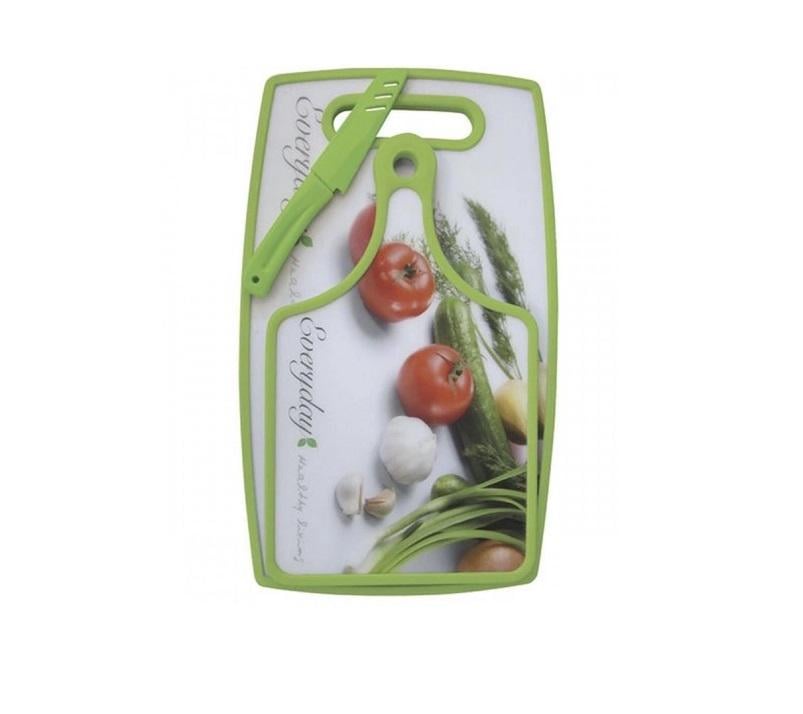 Набор разделочных досок с ножом Maestro 3 пр. Зеленый