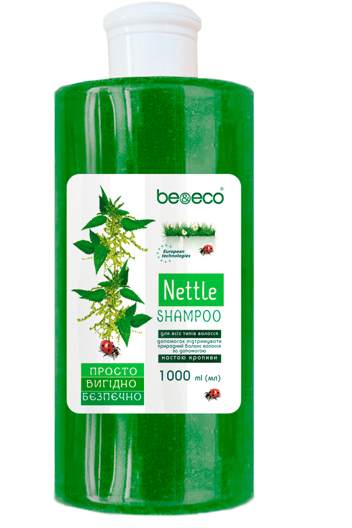 Шампунь для волос Be&Eco Крапива 1000 мл