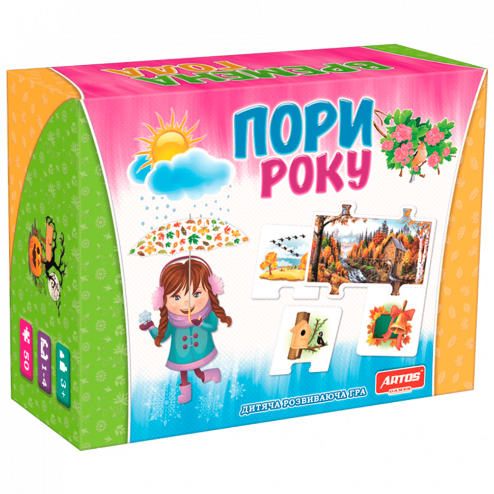 Настільна гра ARTOS GAMES Пори року 0567 від 3 років (RLT12873)