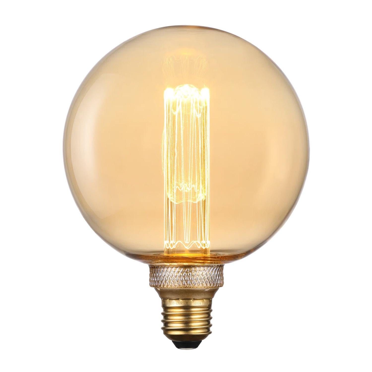 Лампа Эдисона Premium Virtual Filament LED G125 RN E27 4W 1800К разборная