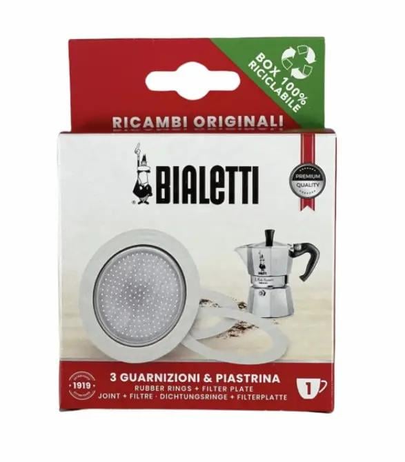 Ремкомплект для гейзерної кавоварки Bialetti Moka Express 1 чашка (018492)