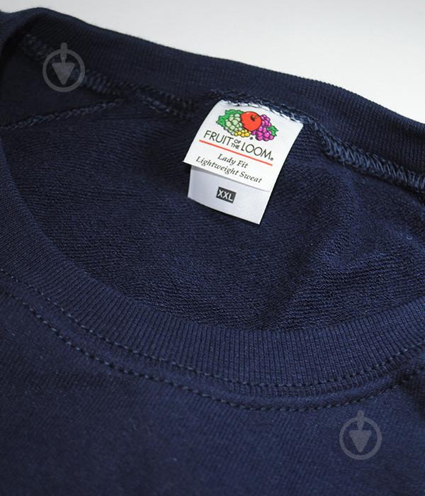 Свитшот Fruit of the Loom Lightweight XL Глубокий Темно-Синий (0621460AZXL) - фото 3