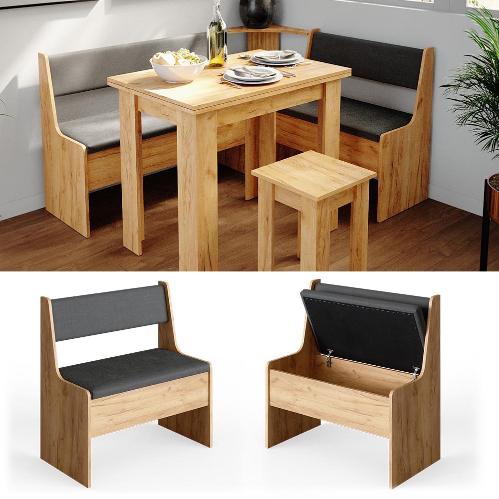 Лавка для кухонного уголка Vicco Roman 77х42 Песочный - фото 6