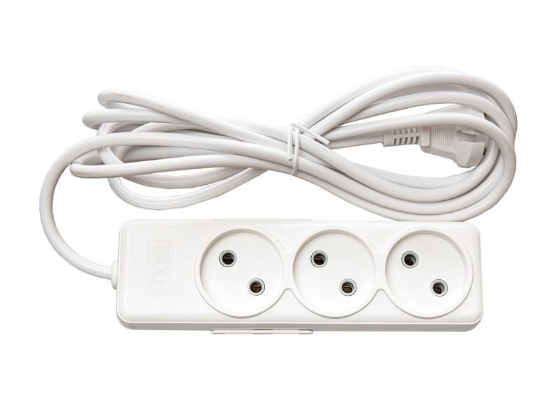 Подовжувач тримісний Luxel AURA 2 м (7322)