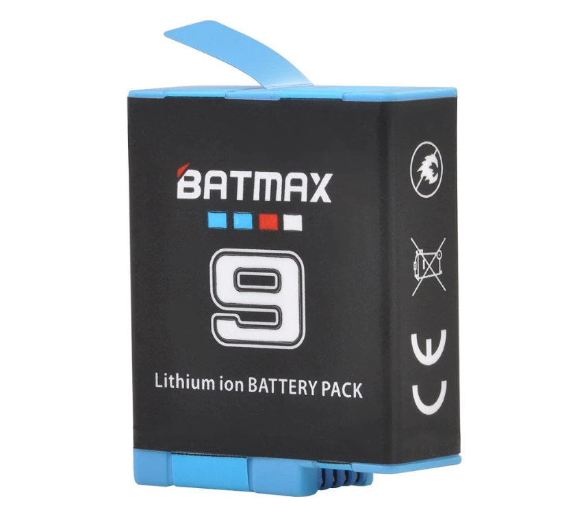 Аккумулятор Batmax 1780 mAh для экшн камер GoPro Hero 9 аналог SPBL1B/AHDBT-901 - фото 1