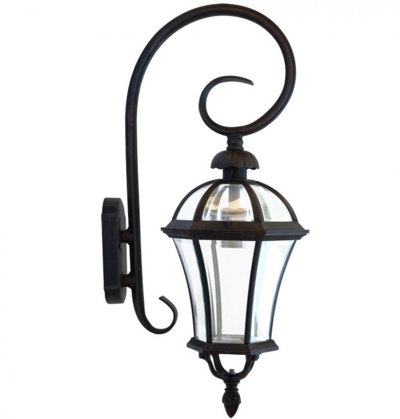 Светильник садово-парковый настенный Lusterlicht Real II 1507L QMT (00000006251)