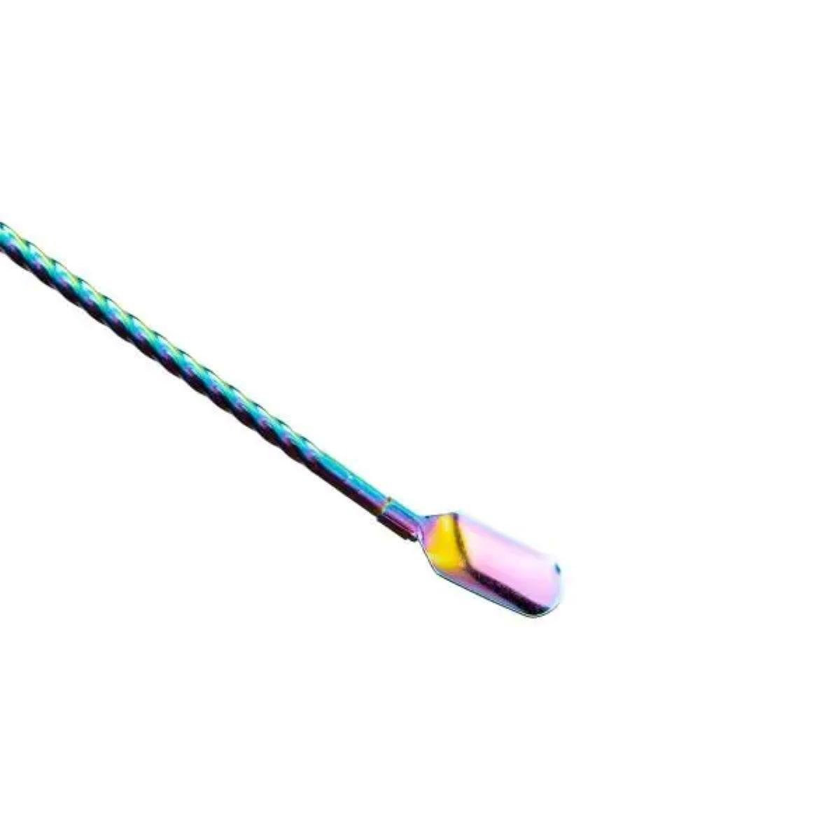 Набор многоразовых ложек-трубочек для напитков с щеткой для мытья из нержавеющей стали 22 см 6 шт. Хамелеон (A-033718) - фото 2 Набор многоразовых ложек-трубочек для напитков с щеткой для мытья из нержавеющей стали 22 см 6 шт. Хамелеон (A-033718) - фото 2