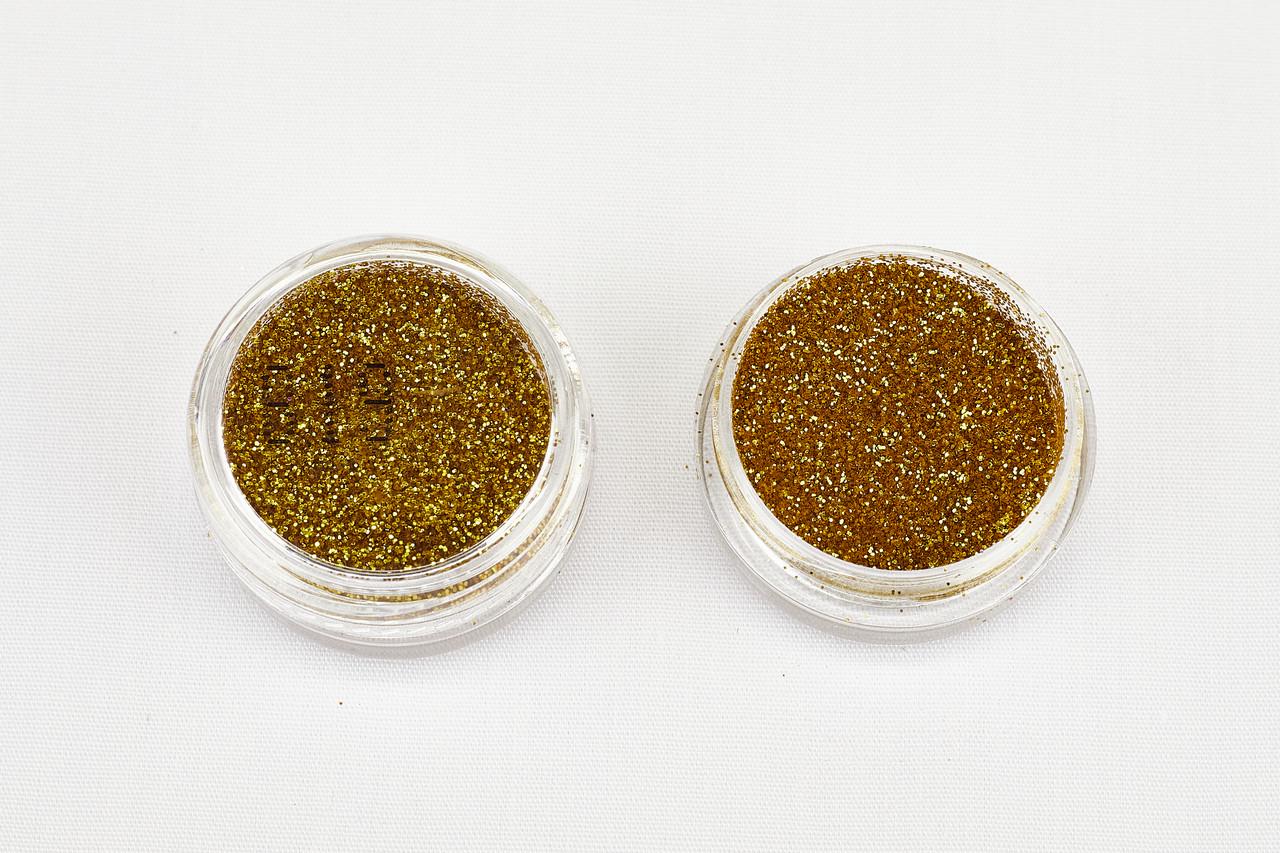 Глітер 819 0,2 мм 1/128 2 мл Жовтий золотий (078191) - фото 2 Глітер 819 0,2 мм 1/128 2 мл Жовтий золотий (078191) - фото 2
