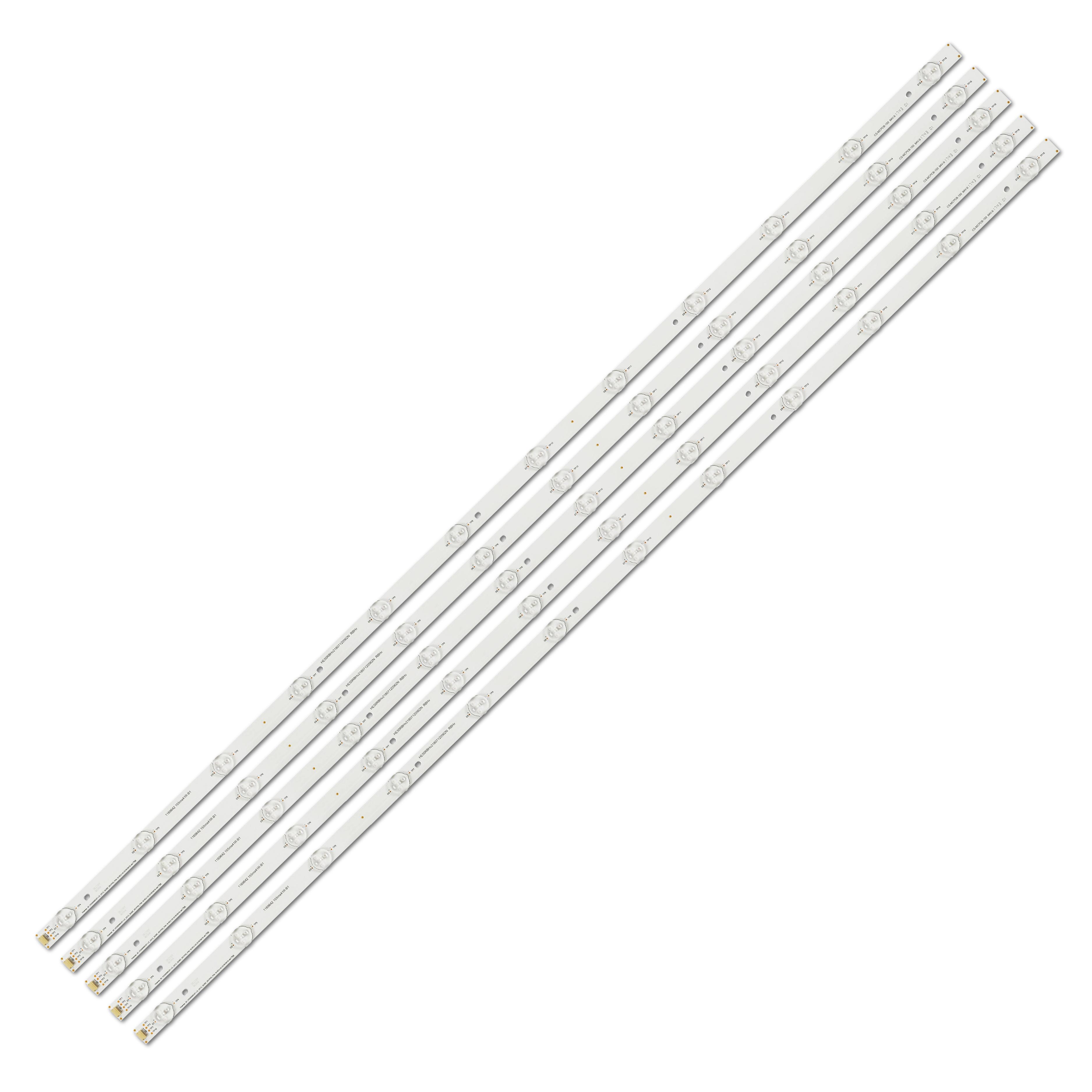 Комплект LED подсветки для TV Hisense_50_HD500M5U01-LE_5X12_3030C_6S1PX2 50M5010UW HD500M5U01 50" 5 шт. (ART-15224) Комплект LED подсветки для TV Hisense_50_HD500M5U01-LE_5X12_3030C_6S1PX2 50M5010UW HD500M5U01 50" 5 шт. (ART-15224)