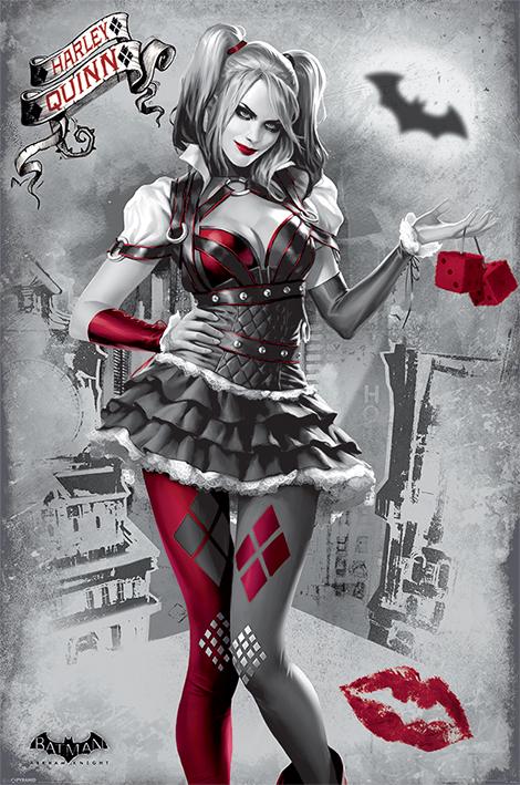 Постер плакат Бэтмен Харли Квинн/Batman Arkham Knight Harley Quinn 61x91,5 см