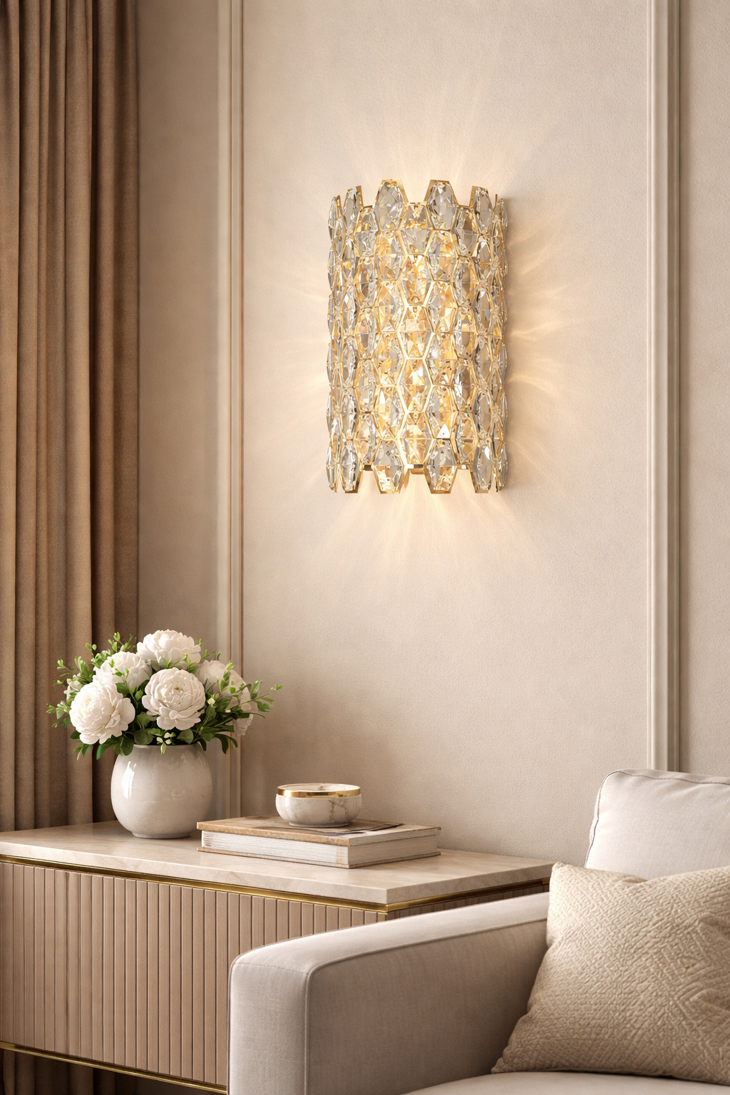 Настенный светильник Elyra Glow LED 3 режима освещения 18W (20459/B280GD)