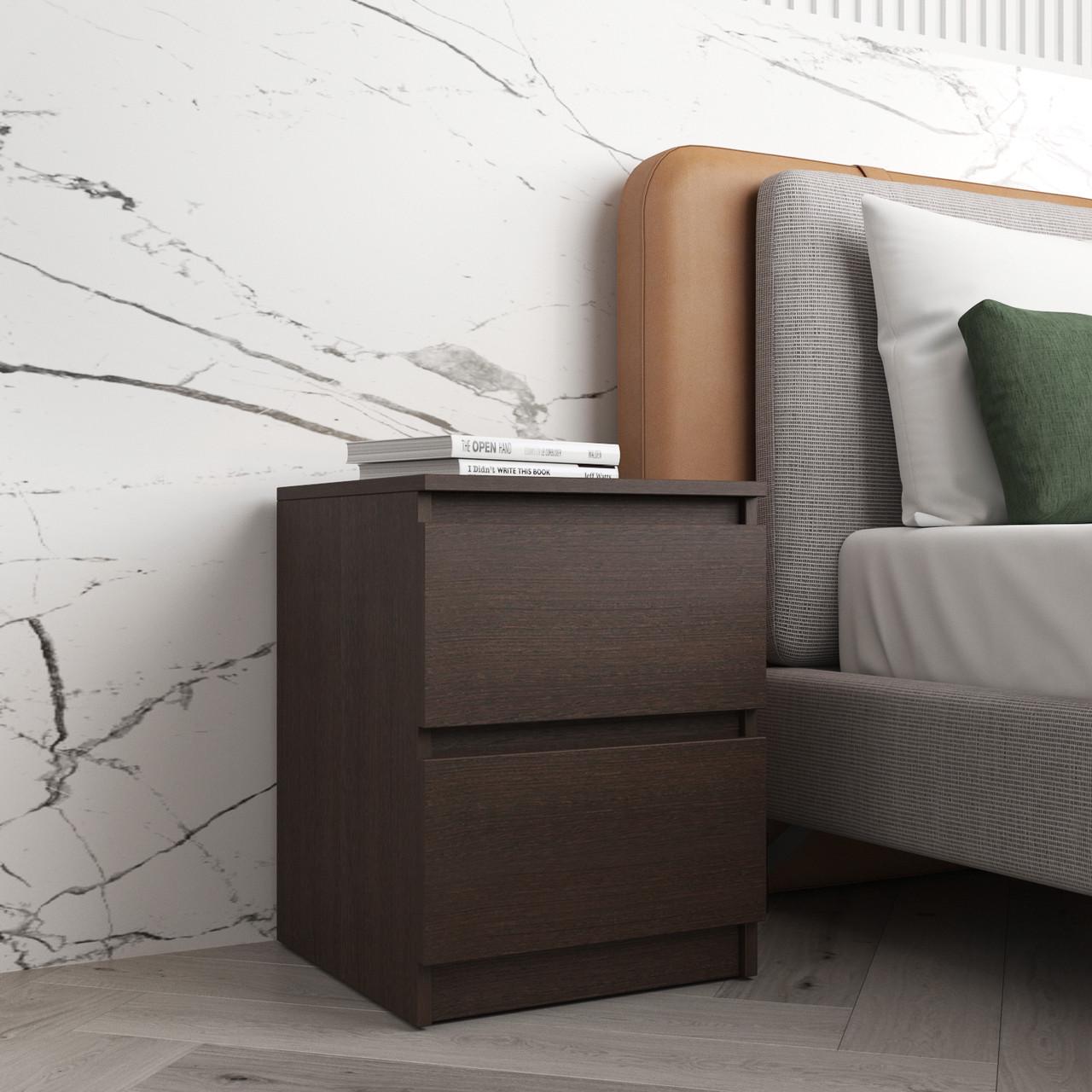 Тумба прикроватная Вайс R-5 402х400х530 мм Венге Темный (30731055) - фото 2 Тумба прикроватная Вайс R-5 402х400х530 мм Венге Темный (30731055) - фото 2