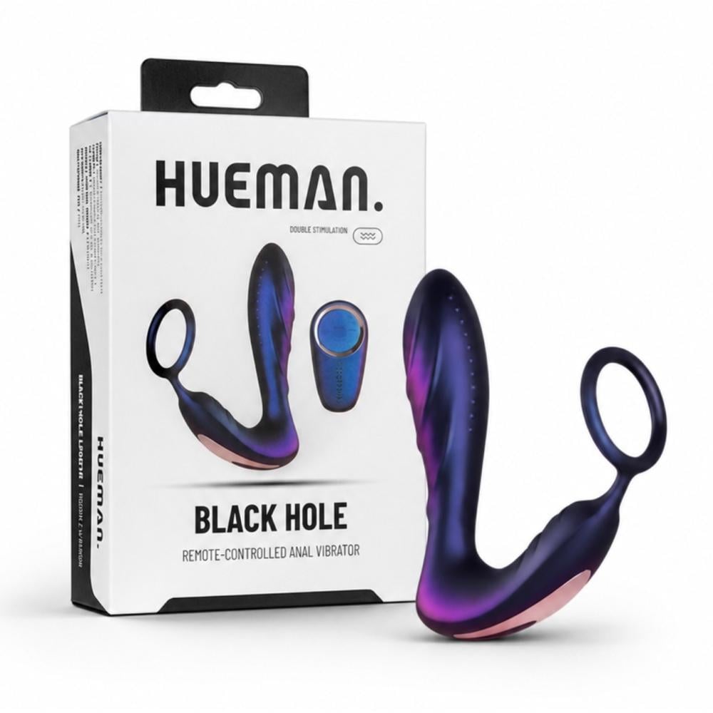 Массажер простаты для мужчин Black Hole Anal Vibrator Cockring (1000064226)