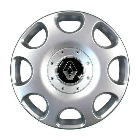 Ковпаки автомобільні SKS 208 R14 з логотипом Renault 4 шт. Сріблястий Ковпаки автомобільні SKS 208 R14 з логотипом Renault 4 шт. Сріблястий