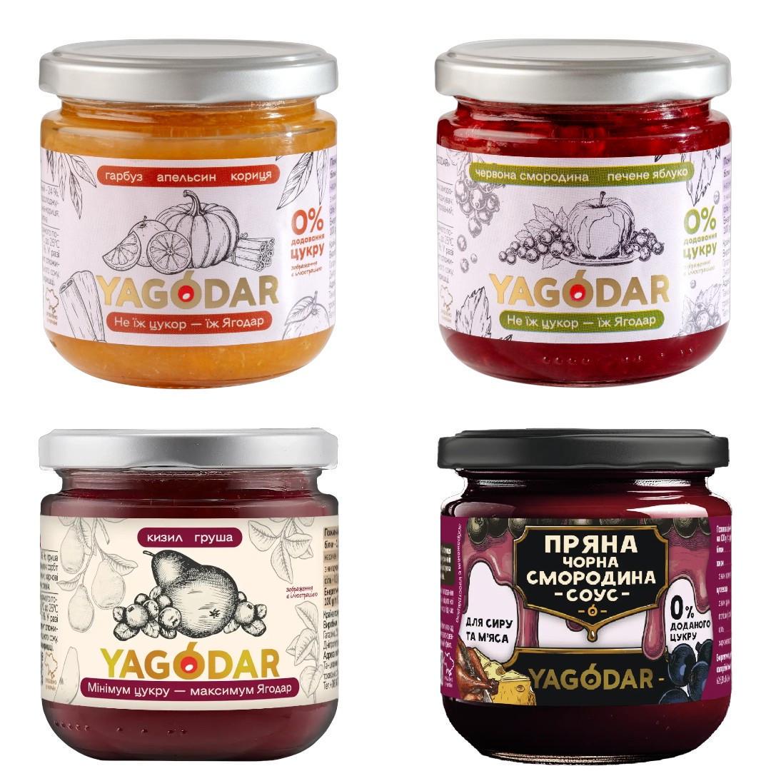 Набор YAGODAR Осенняя коллекция джем и пряный соус 1 кг (2482946467) - фото 2 Набор YAGODAR Осенняя коллекция джем и пряный соус 1 кг (2482946467) - фото 2