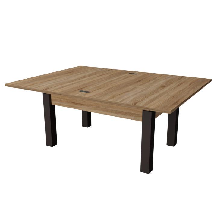 Стіл-трансформер журнальний Neman Баттерфлай дерево/ДСП Дуб сонома/Венге - фото 4 Стіл-трансформер журнальний Neman Баттерфлай дерево/ДСП Дуб сонома/Венге - фото 4