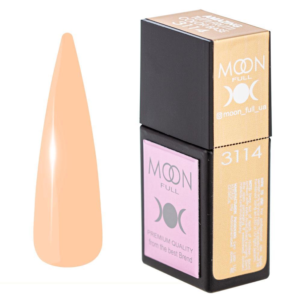 Базовое покрытие цветное Moon Full AMAZING Tutti Frutti №3114 12 мл