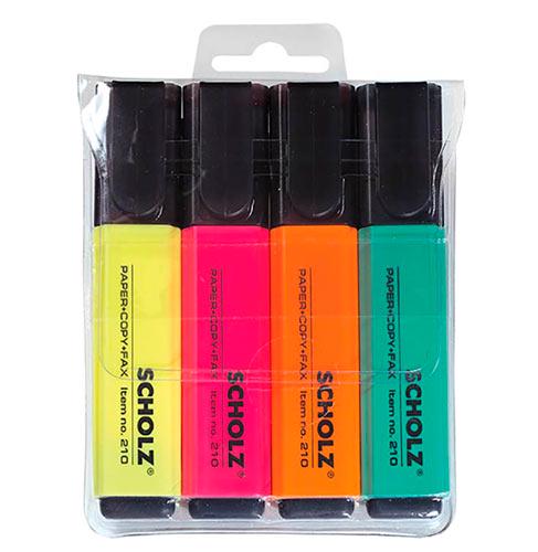 Набор текстовых маркеров Scholz 4 шт. (01100250) Набор текстовых маркеров Scholz 4 шт. (01100250)