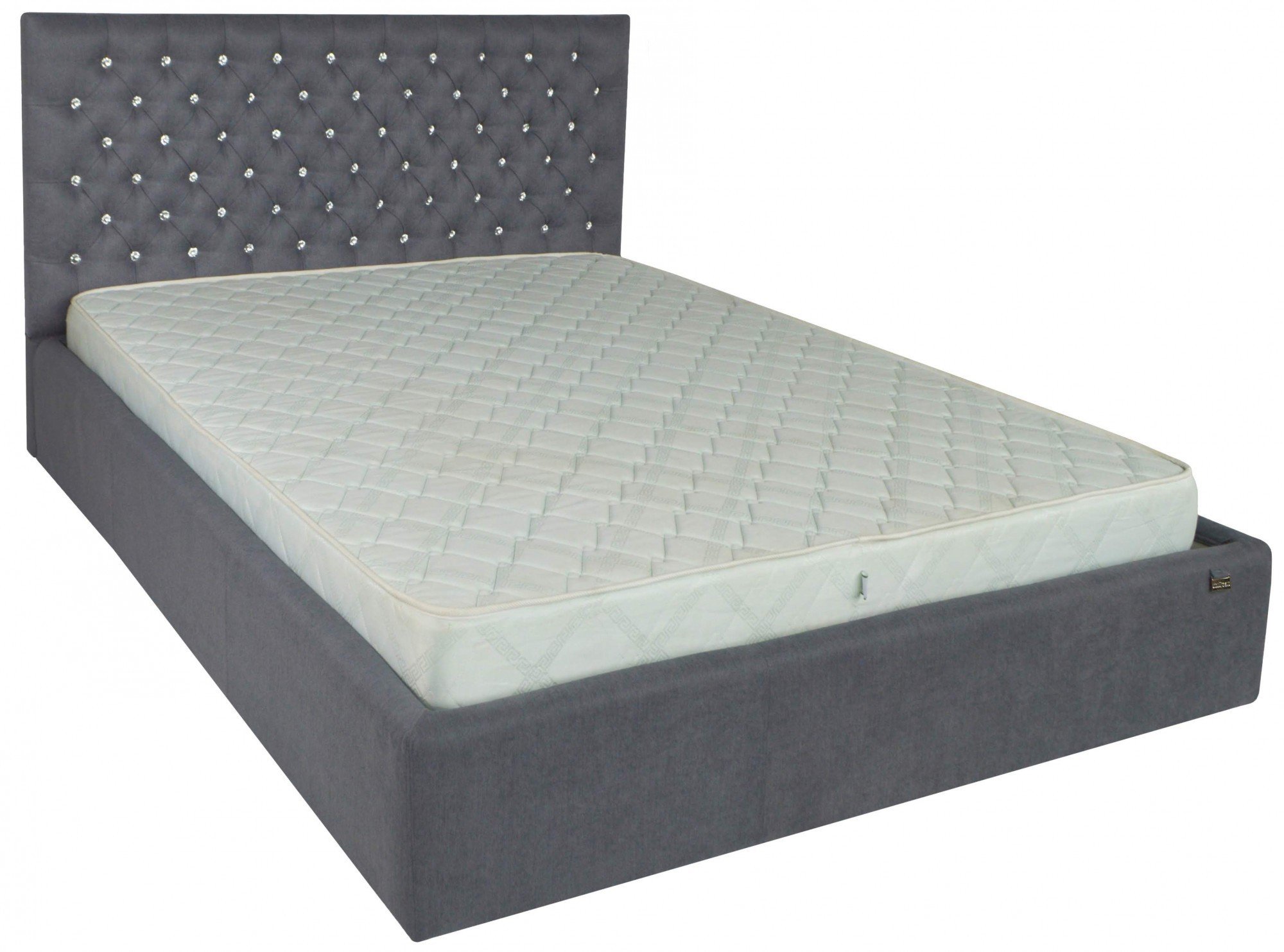 Кровать с подъемным механизмом Cambridge Comfort Fibril 16 С1 120х200 см Темно-серый