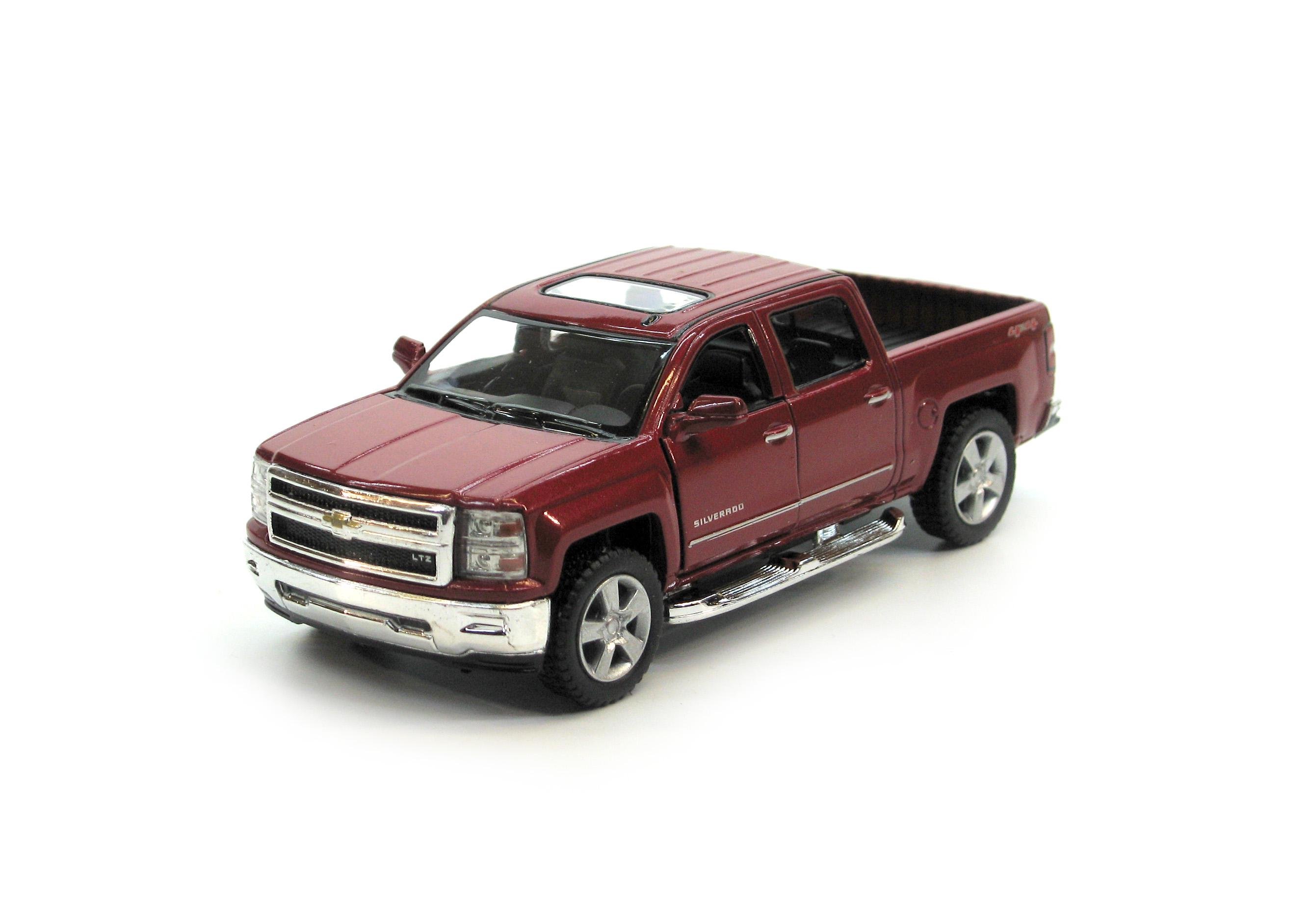 Машинка Kinsmart KT5381W металлическая Chevrolet Silverado 2014