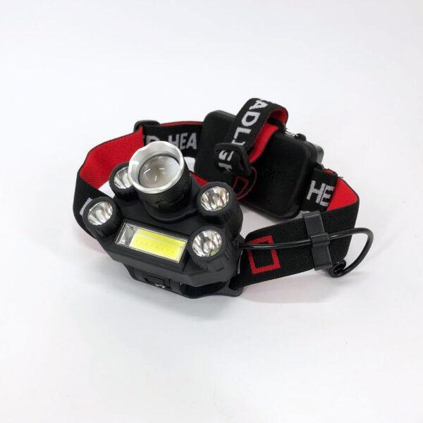 Фонарь налобный для рыбалки Bailong BL-T64-T6+4XPE светодиодный (ws13671)