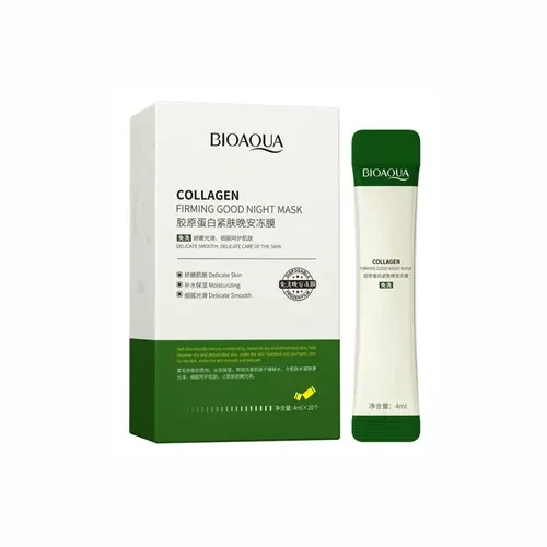 Маска для лица с коллагеном Bioaqua Collagen Firming Good Night Mask 20 по 4 мл (27301660)