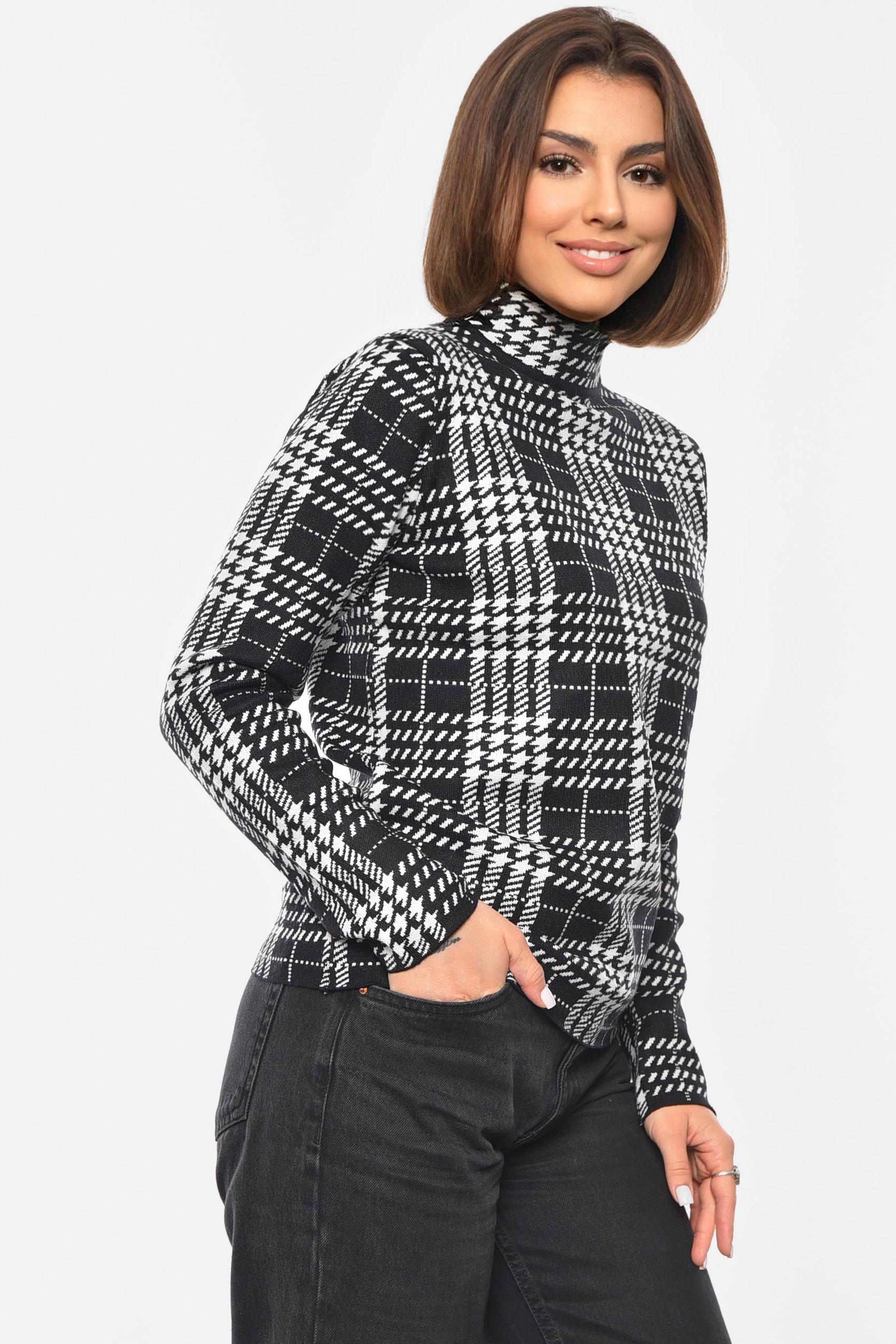 Светр жіночий S-M Чорний (192421) - фото 2 Светр жіночий S-M Чорний (192421) - фото 2