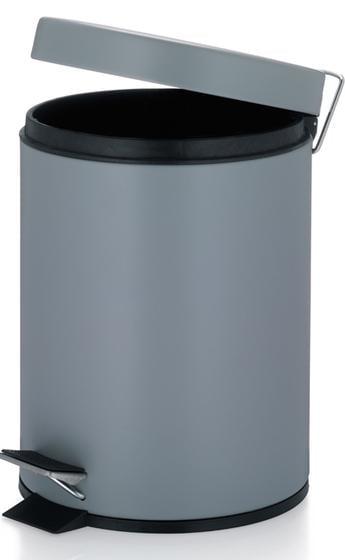 Ведро с педалью Kela Phil металлическое 5 л Серый (22350) - фото 2 Ведро с педалью Kela Phil металлическое 5 л Серый (22350) - фото 2