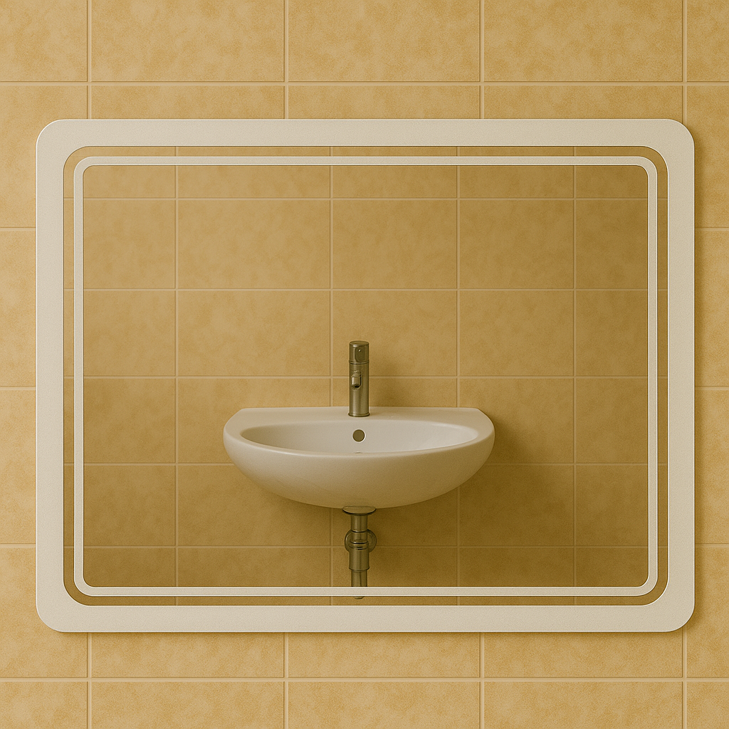 Зеркало MPS-39 60х80 без подсветки пескоструйное