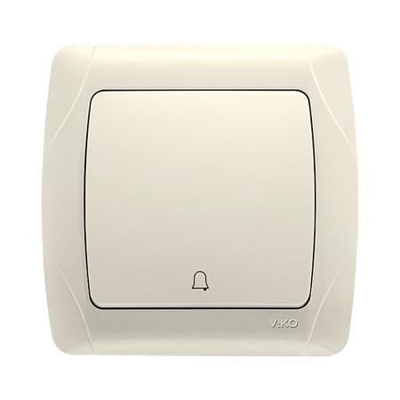 Кнопка звонка VIKO Carmen Кремовый (90562006)